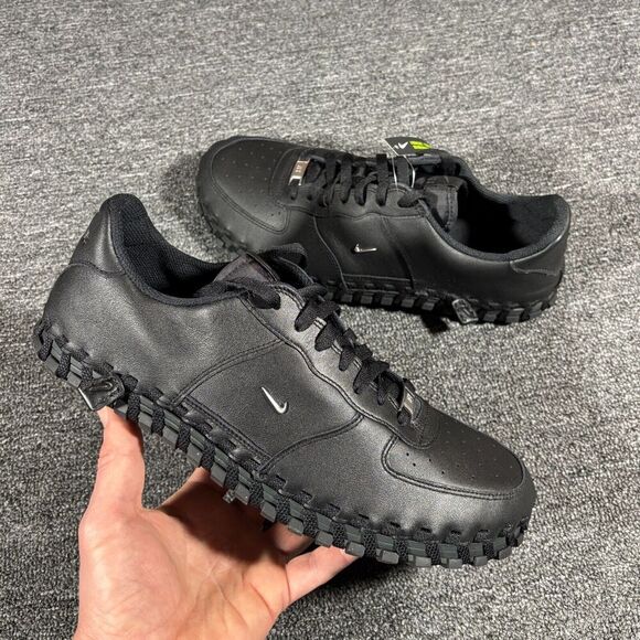 NIKE J FORCE 1 WOMENS 13.5 MENS 12 BLACK LOW LX SP JACQUEMUS DR0424-001 (RARE)